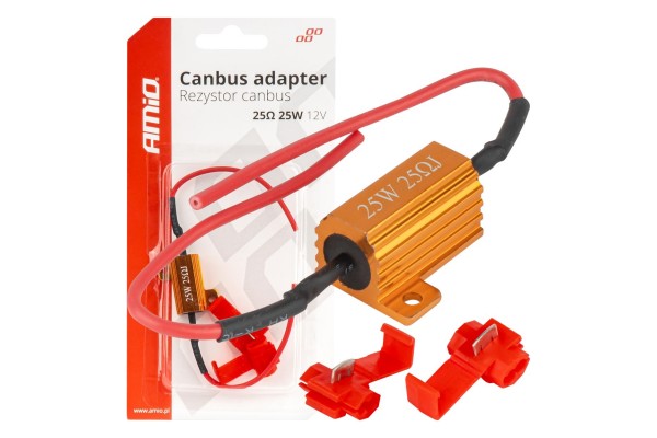 Amio - Canbus Αντίσταση 25Ω 25W Για Led Λάμπες – Anti Error - 1 τεμ. (04093/AM) Amio - Canbus Αντίσταση 25Ω 25W Για Led Λάμπες – Anti Error - 1 τεμ. (04093/AM)