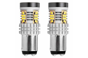 Λαμπακια Διπολικα Led Λευκα CAN-BUS P21/5w BAY15D 12/24V 24xSMD 3020 Αmio - 2 TEM.