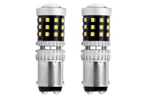 Λαμπακια Διπολικα Led Λευκα CAN-BUS P21/5w BAY15D 12/24V 39xSMD 2016 Αmio - 2 TEM.