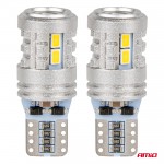 Λαμπακια Led T10 W5W 12/24V Led 6x3020+1x3030SMD Standard Λευκα Αμιο - 2 ΤΕΜ.