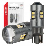 Λαμπακια T10 W5W 12V/24V Led CAN-BUS 16xSMD 2016 Λευκο Φως 5.500K (ΣΕ Χρωμα ΧΡΩΜΙΟΥ) Amio -2 ΤΕΜ.