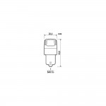 PY21W 24V BAU15s 260/130lm Με Πορτοκαλι Φως Διπλης Πολικοτητας Led CAN-BUS PRO-USER Series 24V 2ΤΕΜ.