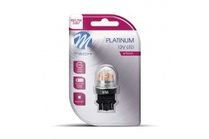 P27/7W 12/24V W2.5x16q 15x2835SMD Led CAN-BUS Κοκκινο Platinium M-TECH -1 Τεμ