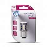 Λαμπακι P21/5W BAY15d 12/24V 1157 600lm 4W 15x3030SMD Led CAN-BUS Λευκο Platinium Blister - 1 ΤΕΜ.