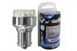 BA15s Λαμπα Με 19LED Κοκκινο Simoni Racing - 1 TEM.