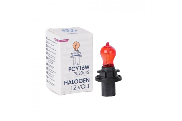 Λαμπακι Led PCY16W 12V PU20d/2 16W Πορτοκαλι M-TECH - 1 ΤΕΜ.