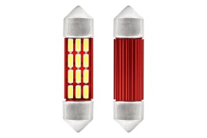 Λαμπακια Πλαφονιερας 36mm 12V 5.600K 12xSMD 4014 Led CAN-BUSAMIO - 2 ΤΕΜ.