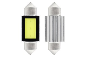Λαμπακια Πλαφονιερας 36mm 12V 5.600K Cob Led CAN-BUS Amio - 2 ΤΕΜ.