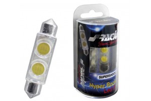 Λαμπακια Πλαφονιερας 12V 10x44mm HYPER-MICROLED2 Λευκο 2ΤΕΜ.