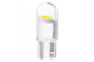 T10 W5W 12V Cob Led Λευκο Χρωμα Clear White 100ΤΕΜ. Amio