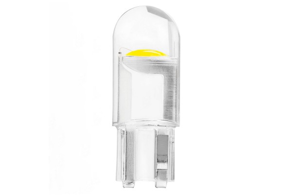 T10 W5W 12V Cob Led Λευκο Χρωμα Clear White 100ΤΕΜ. Amio