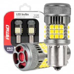 P21W BA15S 12/24V 6.000K 36x3030 Smd Led CAN-BUS Λευκο Pro Series 2ΤΕΜ. Amio