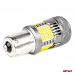 P21W BA15S 12/24V 6.000K 36x3030 Smd Led CAN-BUS Λευκο Pro Series 2ΤΕΜ. Amio