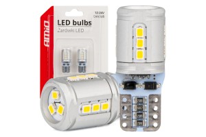 T10e W5W 12/24V 15x2016 Smd Led CAN-BUS Λευκο 2ΤΕΜ. Amio