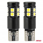 Λαμπακια T10 W5W 12V/24V Led CAN-BUS 13xSMD 3030 Λευκο 5500K Αμιο - 2 ΤΕΜ.