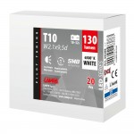 T10 10>32V w2,1x9,5d 1SMDx1CHIP Led 130lm CAN-BUS Διαθλασης Λευκο Κουτιlampa - 20 Τεμ