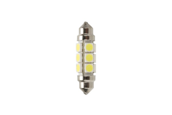 Λαμπακι Πλαφονιερας 24-30V 11x43mm 216lm 12xSMD Led Λευκο (ΔΙΠΛΗΣ ΠΟΛΙΚΟΤΗΤΑΣ/ CAN-BUS) ΣΑΚ. 20ΤΕΜ.