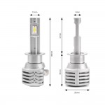 Λαμπες Led X1 Series H1 10-16V 40W 6.500K 4400lm +400% Αmio - 2 TEM.