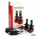 Λαμπες Led H4 10-16V 90W 6.500K 9900lm Can Bus (ME ΑΝΕΜΙΣΤΗΡΑΚΙ) X3 Series Amio - 2ΤΕΜ.