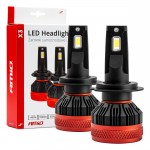 Λαμπες Led H7 9-16V 90W 6.500K 9900lm Can Bus (ME ΑΝΕΜΙΣΤΗΡΑΚΙ) X3 Series Amio - 2ΤΕΜ.