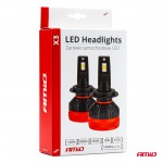Λαμπες Led H7 9-16V 90W 6.500K 9900lm Can Bus (ME ΑΝΕΜΙΣΤΗΡΑΚΙ) X3 Series Amio - 2ΤΕΜ.