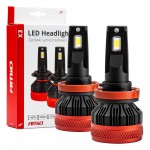 Λαμπες Led CAN-BUS H8/9/11 9>16V 90W 6.500K 9900lm (ΜΕ ΑΝΕΜΙΣΤΗΡΑΚΙ) X3 Series Amio - 2 Τεμ.