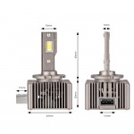 Λαμπες Led Με Ψυκτρα D1S/D1R 9-16V 70W 6.500K 8600lm Xd Series Amio - 2 ΤΕΜ.