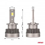 Λαμπες Led D4S/D4R 9>16V 70W 6.500K 8600lm (ΜΕ ΨΥΚΤΡΑ) Xd Series Αμιο - 2 ΤΕΜ.