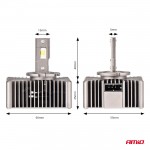 Λαμπες Led D5S 9>16V 70W 6.500K 8600lm (ΜΕ ΨΥΚΤΡΑ) Xd Series Αμιο - 2 ΤΕΜ.