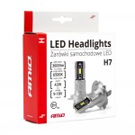 Λαμπες Led H7 H-SERIES 9>18V 42W 6500K 3600lm +200% Csp Ledamio - 2 TEM.
