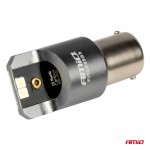 Λαμπες Led CAN-BUS P21W BA15S 12/24V 6.000K 4xSMD Λευκο Pro Series Amio - 2 ΤΕΜ.