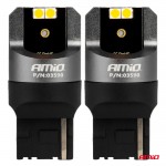 Λαμπες WY21W 12/24V 6.000K 4SMD Led CAN-BUS Κιτρινο Pro Series Amio - 2 ΤΕΜ.