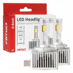 Λαμπες Led D3S/D8R 12V 6.000K 6800lm CAN-BUS D-BASIC Series Amio - 2 Τεμ.