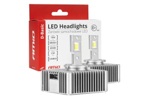 Λαμπες D5S 12V 6.000K 6800lm 70W CAN-BUS Led D-BASIC Series Amio - 2 Τεμ.