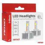 Λαμπες D5S 12V 6.000K 6800lm 70W CAN-BUS Led D-BASIC Series Amio - 2 Τεμ.