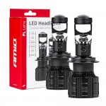Λαμπες H7 PL-LENS Series 9>36V 60W 5.000K 3.800lm Led 2x4575 Smd CAN-BUS Με Προτζεκτορα Amio - 2 Τεμ.