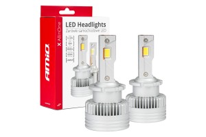 Λαμπες Led D2S/D2R/D4S/D4R 12/24V 6000K 9.000lm 50W X All In One Series CAN-BUS (ΜΕ ΑΝΕΜΙΣΤΗΡΑΚΙ) Amio - 2 ΤΕΜ.