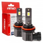 Λαμπες Led H8/Η9/Η11 12V 44W 6.500K 3.936lm X4 Series Aviator Plug & Play Αμιο - 2 ΤΕΜ.