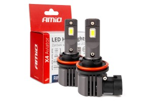 Λαμπες Led H8/Η9/Η11 12V 44W 6.500K 3.936lm X4 Series Aviator Plug & Play Αμιο - 2 ΤΕΜ.