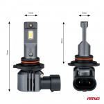 Λαμπες Led HB3 12V 44W 6.500K 3.936lm Led X4 Series Aviator Plug & Play Amio -2 ΤΕΜ.