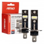 Λαμπες Led H3 12V 60W 6.000K 5.600lm +400% Led CAN-BUS Hybrid Series Amio - 2 ΤΕΜ.