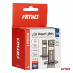 Λαμπες Led H3 12V 60W 6.000K 5.600lm +400% Led CAN-BUS Hybrid Series Amio - 2 ΤΕΜ.