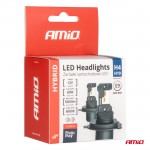 Λαμπες Led H4 12V 60W 6.000K 5.600lm +400% Led CAN-BUS Hybrid Series Amio - 2 ΤΕΜ.