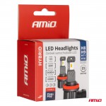 Λαμπες Led H8/Η9/Η11/Η16 12V 60W 6.000K 5.600lm +400% Led CAN-BUS Hybrid Series Amio - 2 ΤΕΜ.