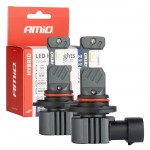 Λαμπες Led HΒ3 9005 / HIR1 / H10 12V 60W 6.000K 5.600lm +400% Led CAN-BUS Hybrid Series Amio - 2 ΤΕΜ.