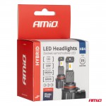 Λαμπες Led HΒ4 9006 12V 60W 6.000K 5.600lm +400% Led CAN-BUS Hybrid Series Amio - 2 ΤΕΜ.