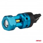 Amio - Λάμπες Led Canbus T20 7440 W21W 4SMD 1860 Λευκή 6000K – 12/24V - 2 Τεμ. (04254/AM) Amio - Λάμπες Led Canbus T20 7440 W21W 4SMD 1860 Λευκή 6000K – 12/24V - 2 Τεμ. (04254/AM)