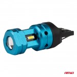 Amio - Λάμπες Led Canbus T20 7443 W21/5W 4SMD 1860 Λευκή 6000K– 12/24V - 2 Τεμ. (04255/AM)