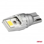 Amio - Λάμπες Led Canbus T10 W5W 2SMD 3570 Λευκή 6000K – 12/24V - 2 Τεμ. (04256/AM)