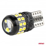 Amio - Λάμπες Led Canbus T10 (W5W) 27SMD 2016 Λευκές 5500K 12V/24V - 2τεμ. (04258/AM)